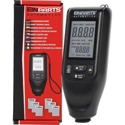 Miernik hrúbky laku LCD 0–2000 μm EinParts EPACC125