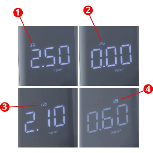 Autokompresor s digitálnym manometrom a LED baterkou EinParts EPAP01 (EinParts Automotive) - obr. 9