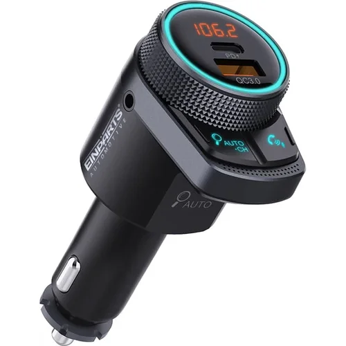 FM vysielač bluetooth PD QC 3.0 AUX EinParts EPBTT01 (EinParts Automotive) - obr. 22