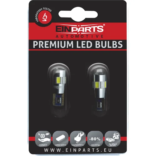 W5W LED žiarovky 1W EinParts EPL07