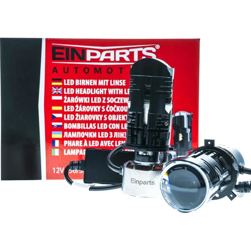 LED žiarovky s šošovkou H4 12V 5500K EinParts EPLL14