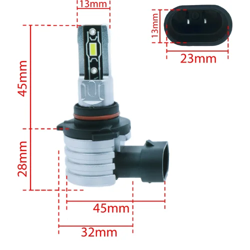 6000K LED žiarovky HB3 9005 E57 EinParts EPLH116 (EinParts Automotive) - obr. 8