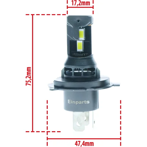 LED žiarovky H4 6000K 12V EinParts EPLH120 (EinParts Automotive) - obr. 5