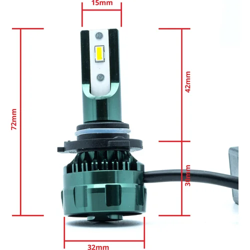 6000K LED žiarovky HB3 flip chip nová edícia EinParts EPLH84 (EinParts Automotive) - obr. 5