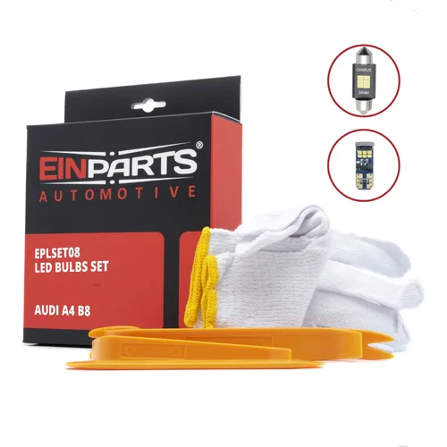 Sada LED žiaroviek do interiéru audi A4 B8 EinParts EPLSET08 (EinParts Automotive)