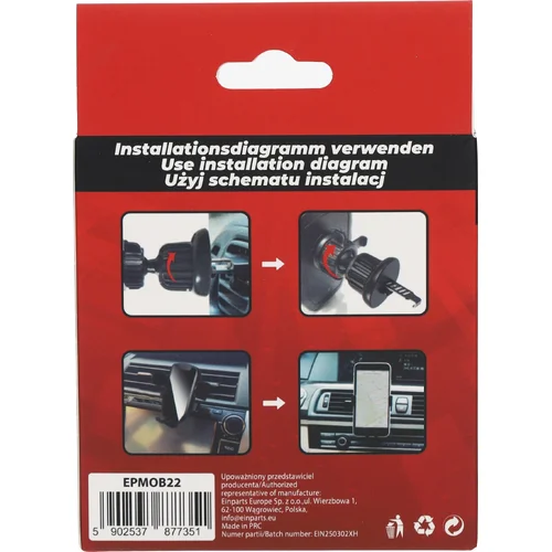 Držiak na telefón do mriežky ventilácie EinParts EPMOB22 (EinParts Automotive) - obr. 6