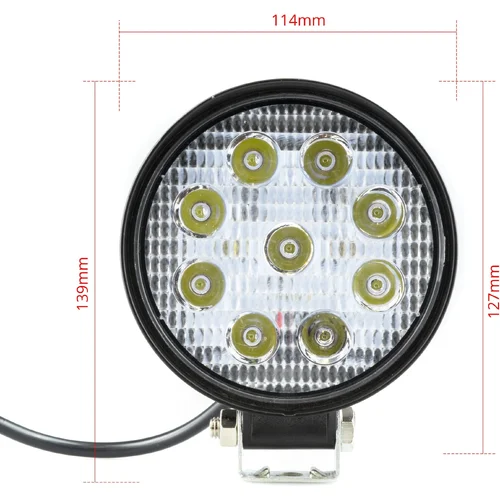 LED pracovné svetlo 9W EinParts EPWL02 (EinParts Automotive) - obr. 4