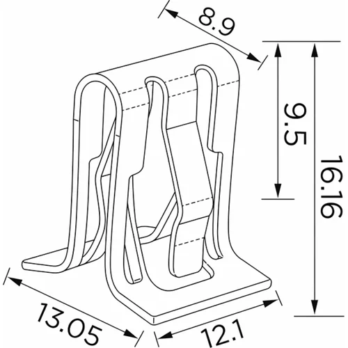 Kovové montážne klipy EPCRCM215 /EinParts/ - obr. 5