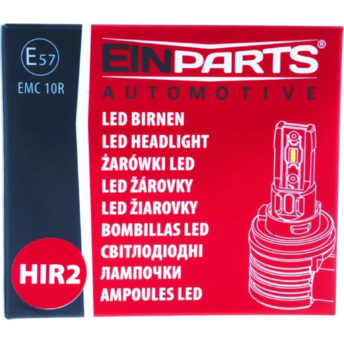 6000K LED žiarovky HIR2 9012 E57 EinParts EPLH118 (EinParts Automotive) - obr. 6