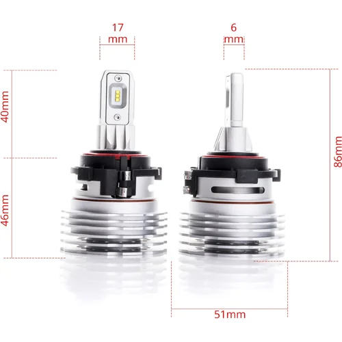H7 LED žiarovky VW passat B7 EinParts EPLH53 (EinParts Automotive) - obr. 3