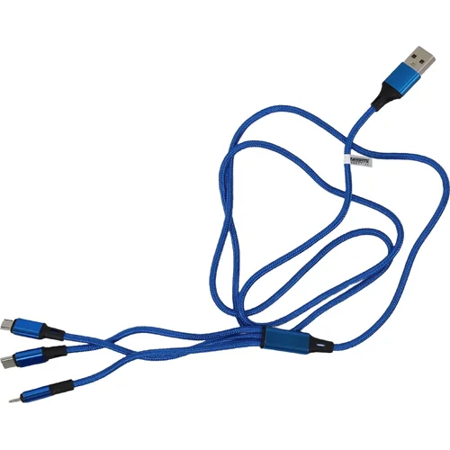 Kábel 3v1 usb-a usb-c lightning 1,2 m EinParts EPMOB11 (EinParts Automotive) - obr. 1