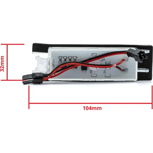 LED osvetlenie tabuľky s EČV (ŠPZ) EP178 (EinParts Automotive) - obr. 4