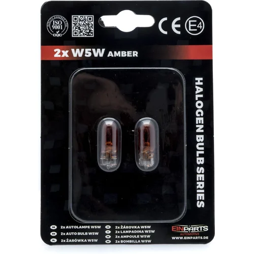 W5W halogénové žiarovky 5W EinParts EPB41K