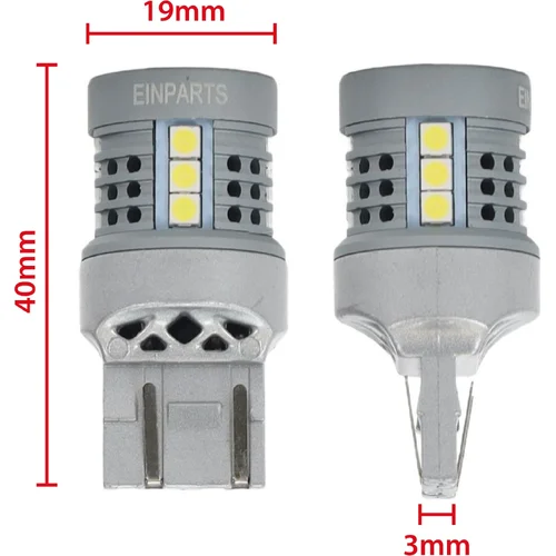 LED žiarovky W21/5W 7443 16 SMD 3030 6000K EPL334 /EinParts/ - obr. 3