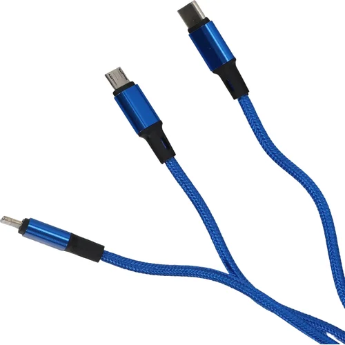 Kábel 3v1 usb-a usb-c lightning 1,2 m EinParts EPMOB11 (EinParts Automotive) - obr. 2