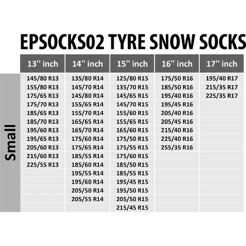 Textilné snehové reťaze EinParts EPSOCKS02 (EinParts Automotive) - obr. 8