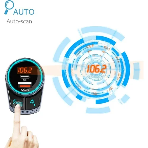 FM vysielač bluetooth PD QC 3.0 AUX EinParts EPBTT01 (EinParts Automotive) - obr. 25