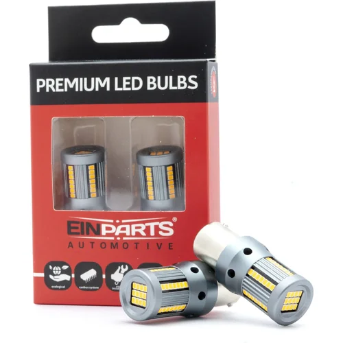 PY21W 1156 66 SMD 2016 canbus amber EinParts EPL278