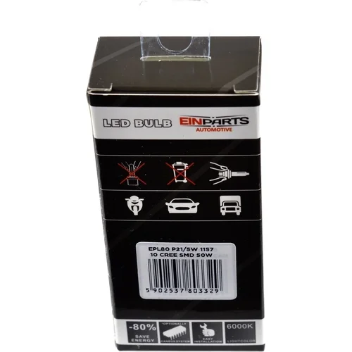 P21/5W LED žiarovka 50W EinParts EPL80 (EinParts Automotive) - obr. 5