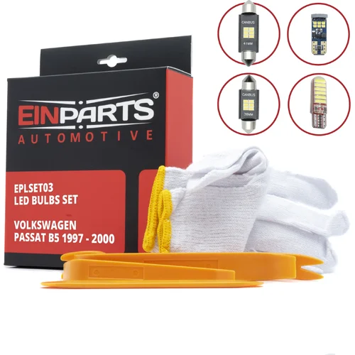 Sada LED žiaroviek do interiéru volkswagen passat B5 EinParts EPLSET03