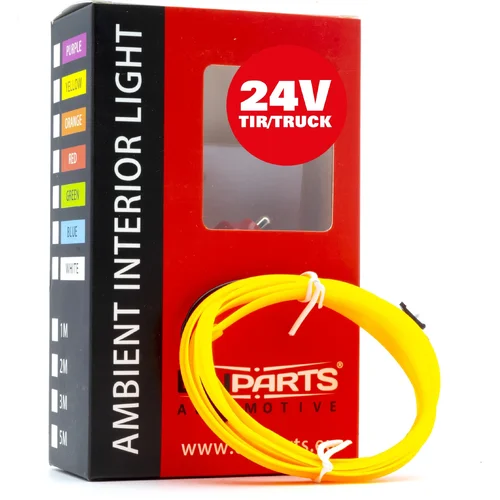EPAL1M AMBER LED svetlovodný pásik 1m (jantár) 24V (EinParts Automotive) - obr. 3