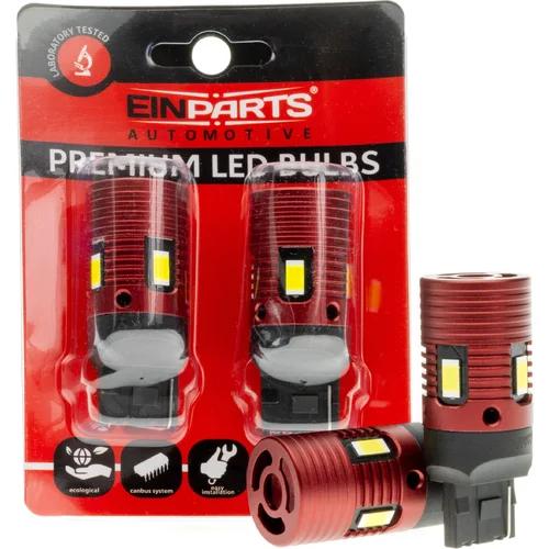 LED žiarovky W21W 7440 4 SMD 3570 canbus EinParts EPL316