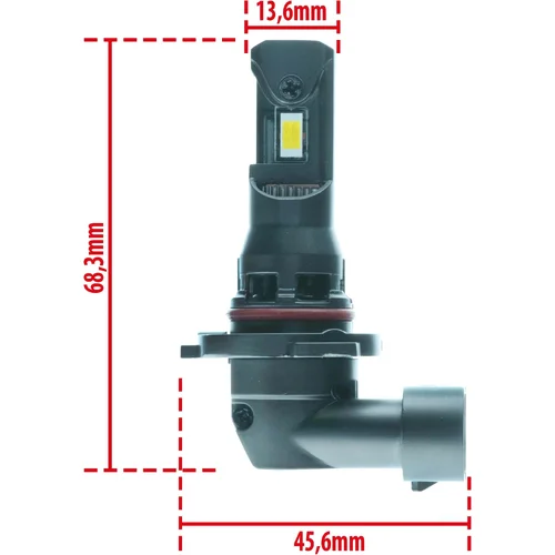 LED žiarovky 9005 HB3 6000K 12V EinParts EPLH124 (EinParts Automotive) - obr. 5