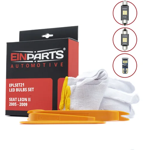 Sada LED žiaroviek do interiéru seat leon II EinParts EPLSET21