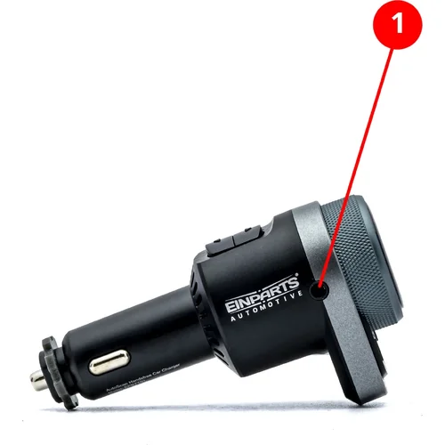 FM vysielač bluetooth PD QC 3.0 AUX EinParts EPBTT01 (EinParts Automotive) - obr. 11