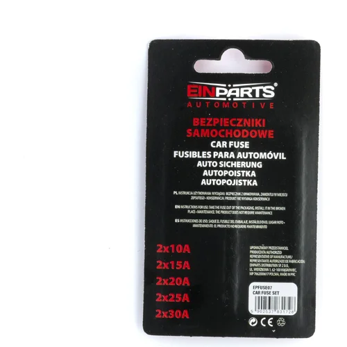 Sada poistiek 10 ks EinParts EPFUSE07 (EinParts Automotive) - obr. 1
