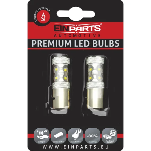 BA20d S2 LED žiarovky 10 SMD cree 50W EinParts EPL269