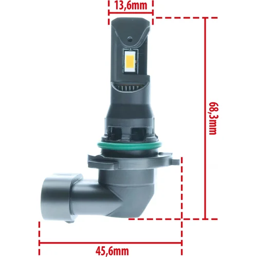 LED žiarovky 9006 HB4 4300K 12V EinParts EPLH131 (EinParts Automotive) - obr. 4