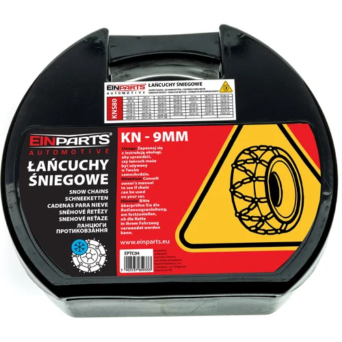 Snehové reťaze NA pneumatiky 9MM KNS80 önorm EinParts EPTC04