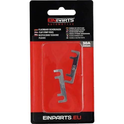 Ploché páskové poistky 41 mm 30A EinParts EPFUSE24