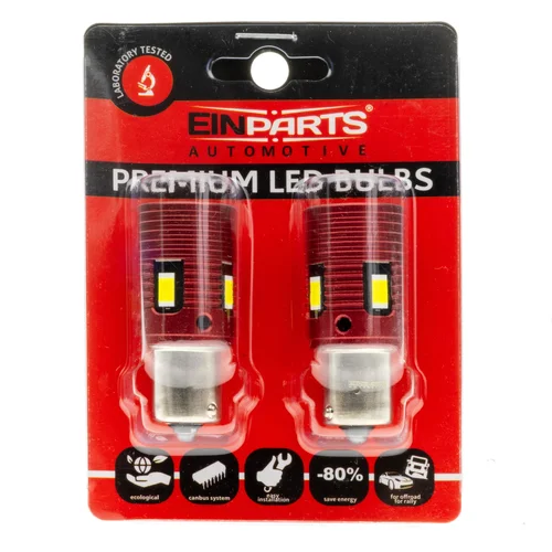 LED žiarovky P21W 1156 4 SMD 3570 canbus EPL320 /EinParts/ - obr. 3