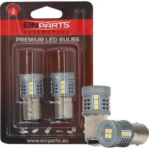 LED žiarovky P21/5W 1157 16 SMD 3030 6000K EinParts EPL330