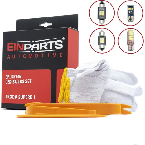 SAD LED žiaroviek skoda superb I EinParts EPLSET45