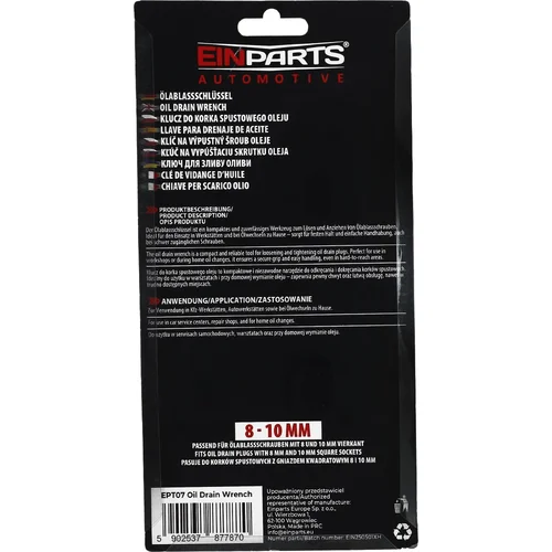 Kľúč na olejovú zátka EinParts EPT07 (EinParts Automotive) - obr. 2