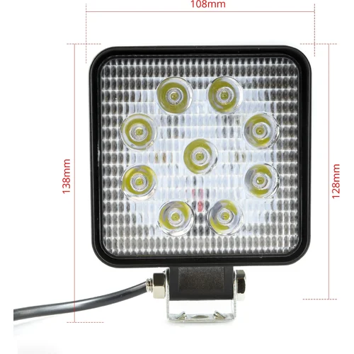 LED pracovné svetlo 9W EinParts EPWL03 (EinParts Automotive) - obr. 4