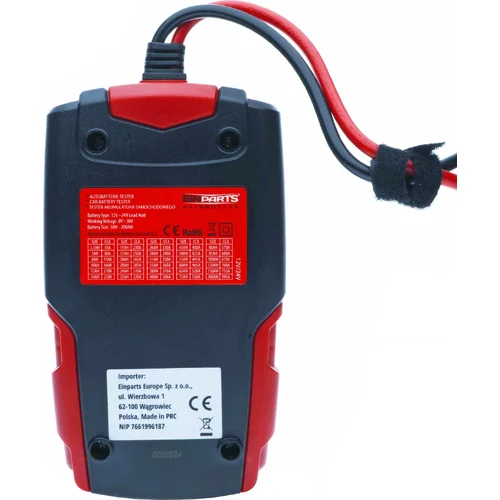Tester batérií s LCD displejom 12/24V EinParts EPACC065 (EinParts Automotive) - obr. 3