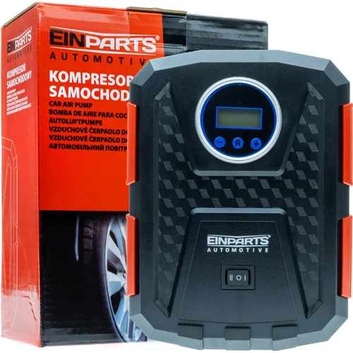 Jednopistón kompresor 100W 150PSI/10BAR LCD obrazovka EinParts EPAP05