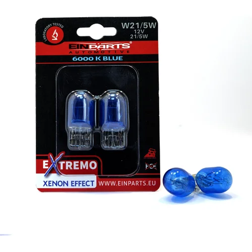 W21/5W halogénové žiarovky extremo 100% xenon effect EinParts EPB66