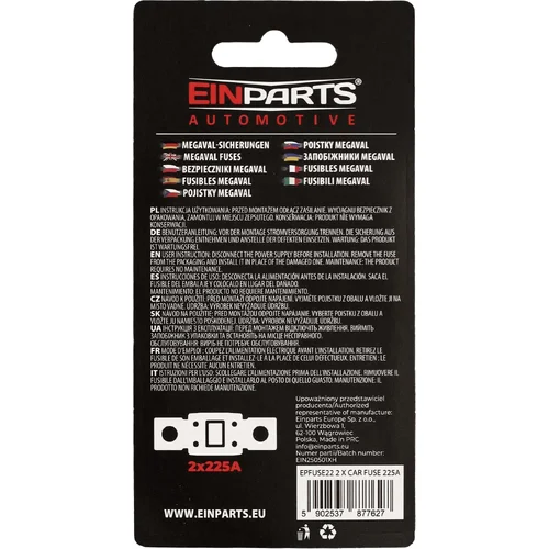 Poistky megaval 225A EinParts EPFUSE22 (EinParts Automotive) - obr. 3
