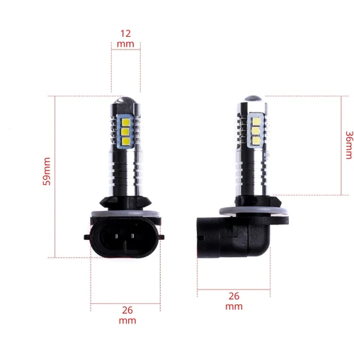H27W LED žiarovky EinParts EPL265 (EinParts Automotive) - obr. 2