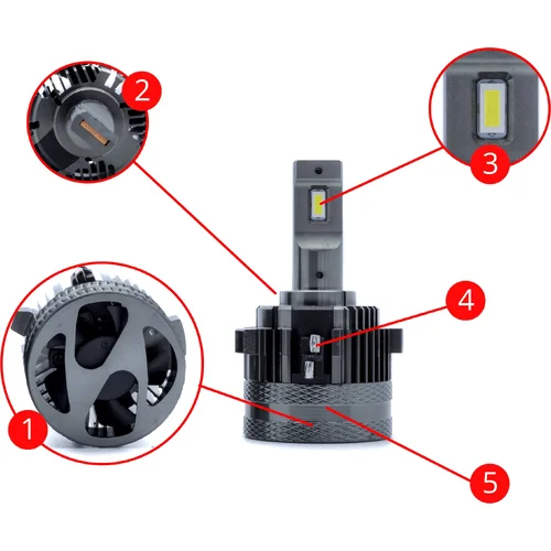 H7 LED žiarovky EinParts EPLH53A (EinParts Automotive) - obr. 5