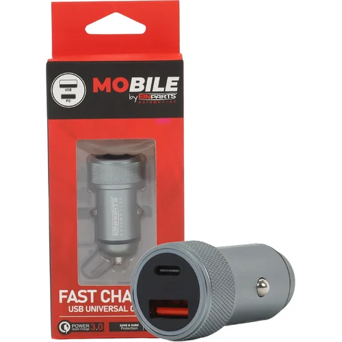 Autonabíjačka PD 20W + QC 3.0 EinParts EPMOB26 (EinParts Automotive)