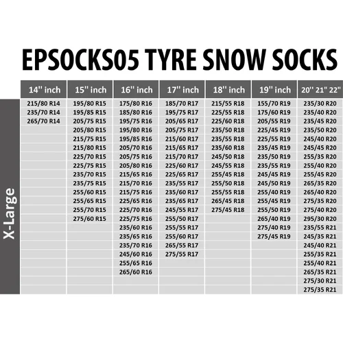 Textilné snehové reťaze EinParts EPSOCKS05 (EinParts Automotive) - obr. 8