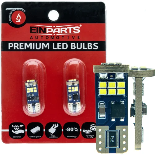 LED diódy W5W T10 18 SMD 2016 canbus EinParts EPL323