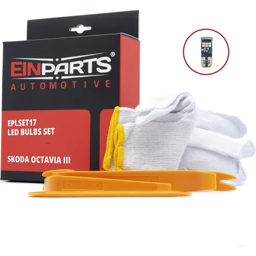 Sada LED žiaroviek do interiéru škoda octavia III EinParts EPLSET17