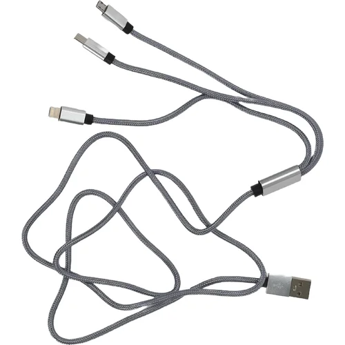 Kábel 3v1 usb-a usb-c lightning 1,2 m EinParts EPMOB09 (EinParts Automotive) - obr. 1